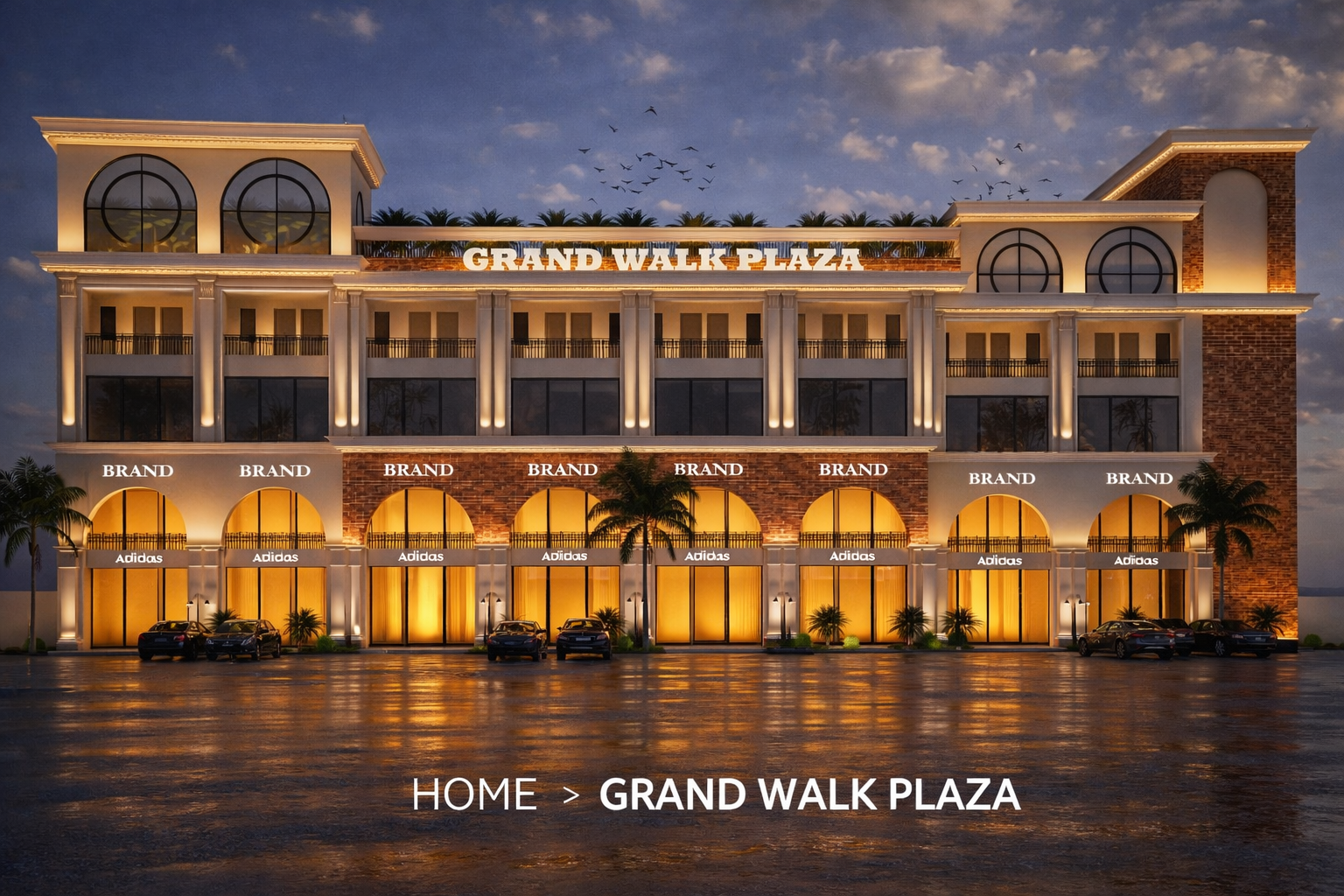 Grand Walk Plaza commercial and retail project